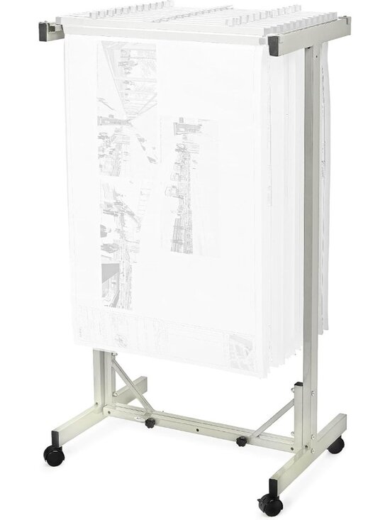 Other - Adir Mobile Blueprint Storage Rack - Adjustable Mobile Blueprint Holder, Vertica